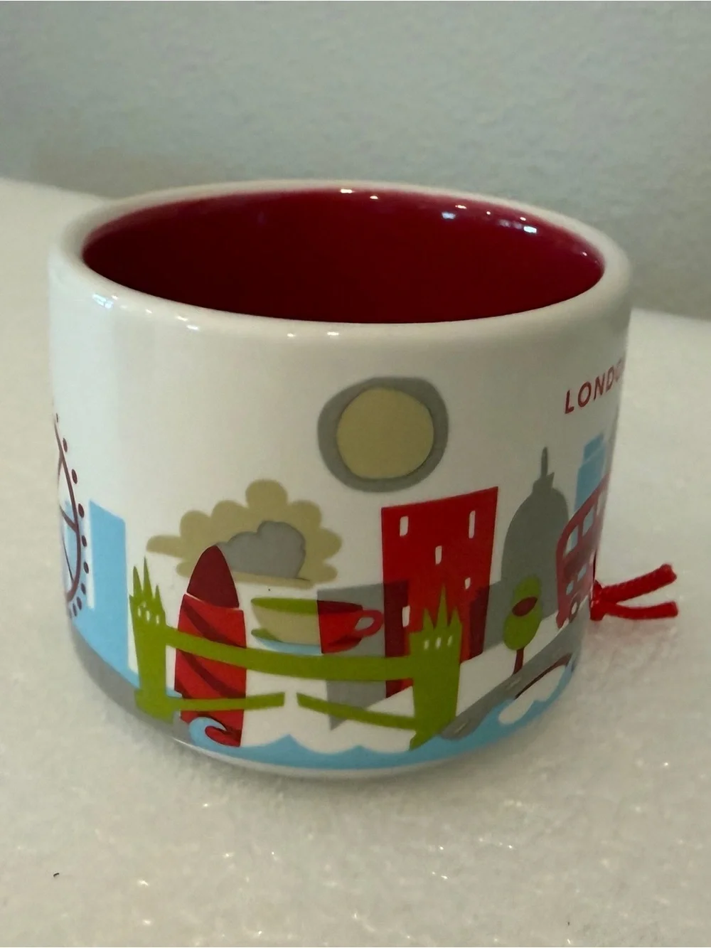 Starbucks London You Are Here Mug Christmas Ornament NIB